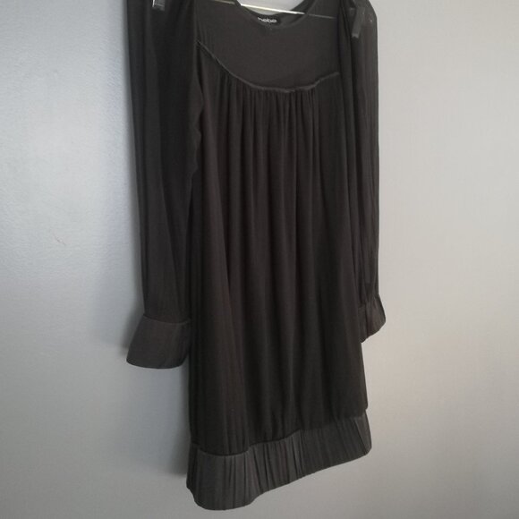 Bebe Little Black Bubble Silk Dress XS - Picture 11 of 11